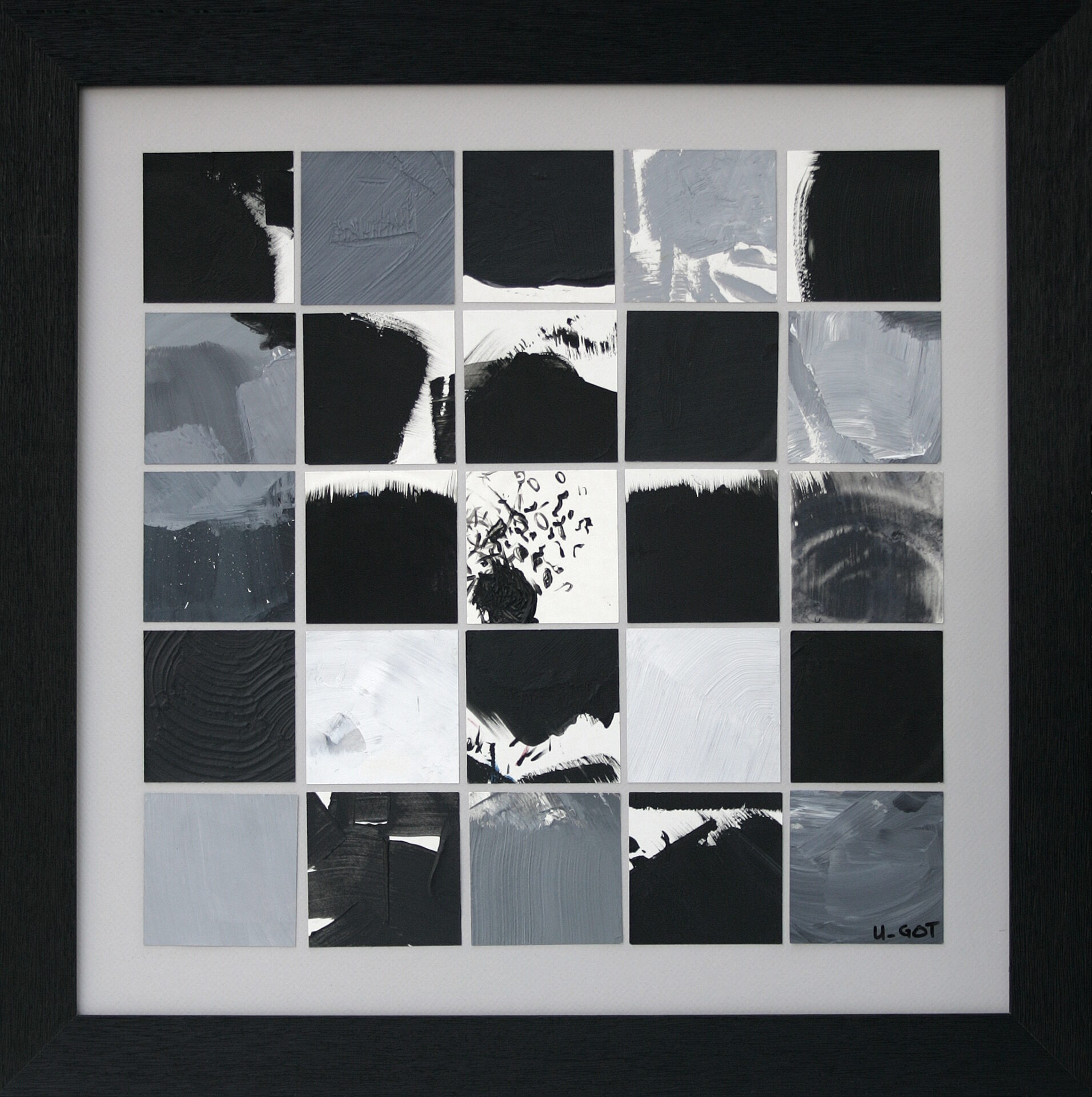 Acryliques – Patchworks – U-Got N°0036 Septembre 2018 58×58 cm encadré