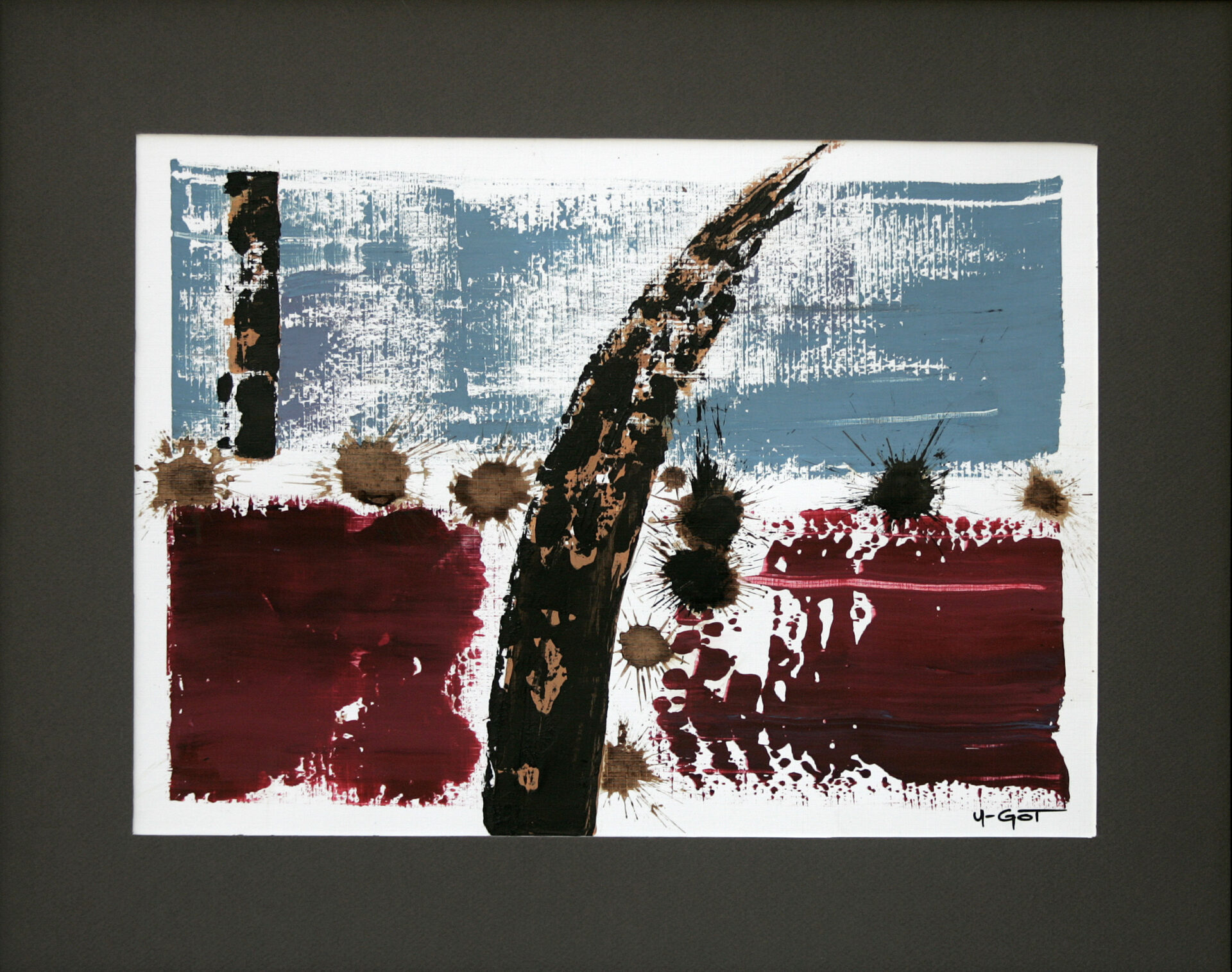 Acryliques – Grands formats – U-Got N°0065 +PP 50×40 cm