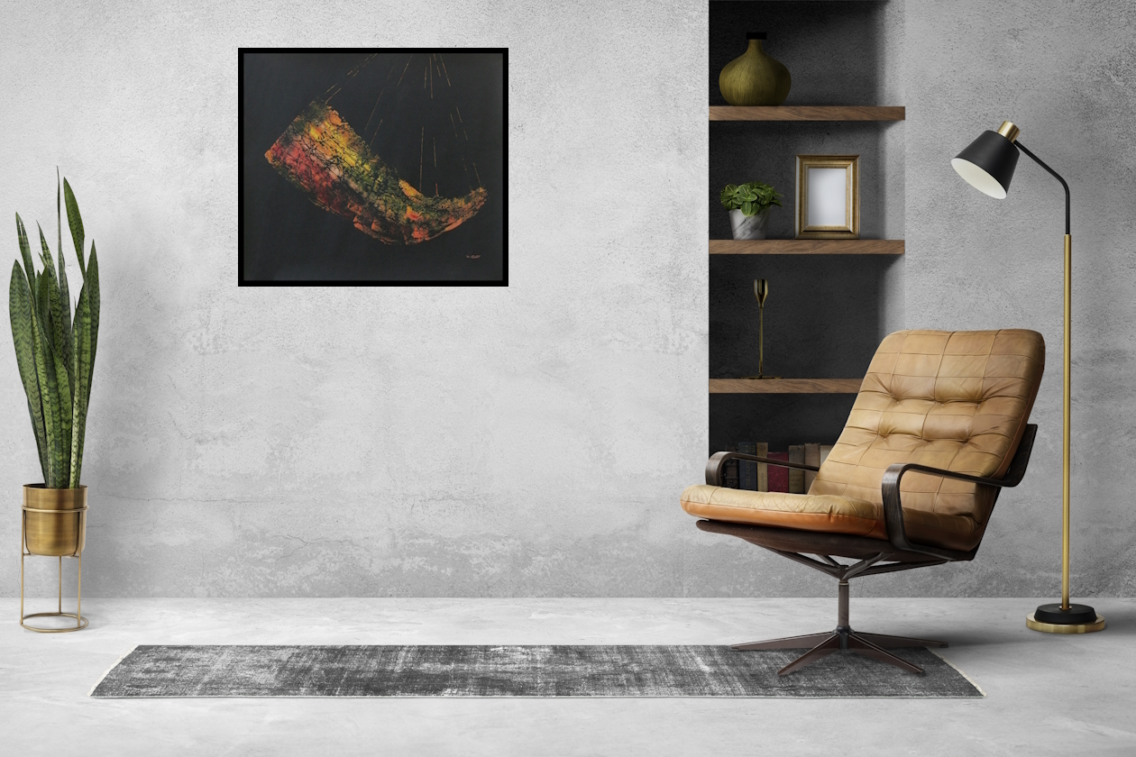 Loft home office interior design