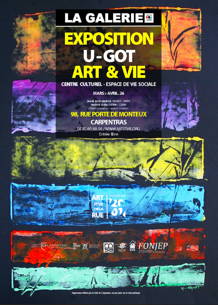 Expo.Carpentras Mars-Avril.2026 Affiche