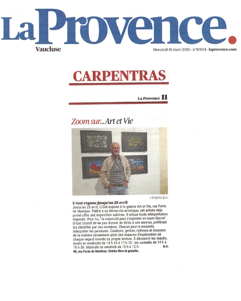 Carpentras - La Provence 18 mars 2026