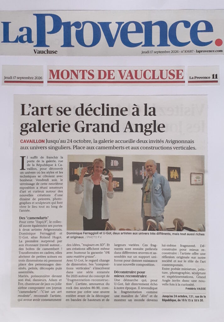 Article de presse - La Provence 17.09.2026 EXPO.9